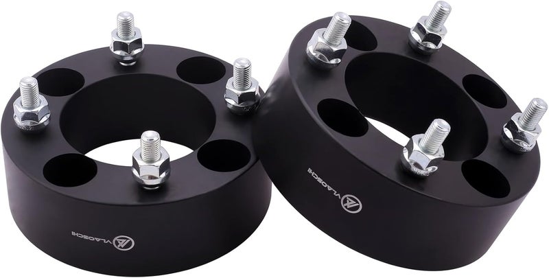 VLAOSCHI Black Forged ATV UTV 4x110 Wheel Spacers 2 Inch with 12x1.25 Studs Compatible with Yamaha Viking Wolverine YXZ1000R | CFMOTO ZForce 950 UForce 1000 - Pack of 2 - Image 1